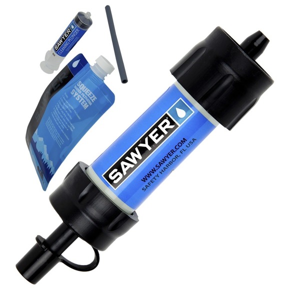 Sawyer Other - Sawyer Mini Water Filtration System Blue SP105 Portable Hiking Camping Filter